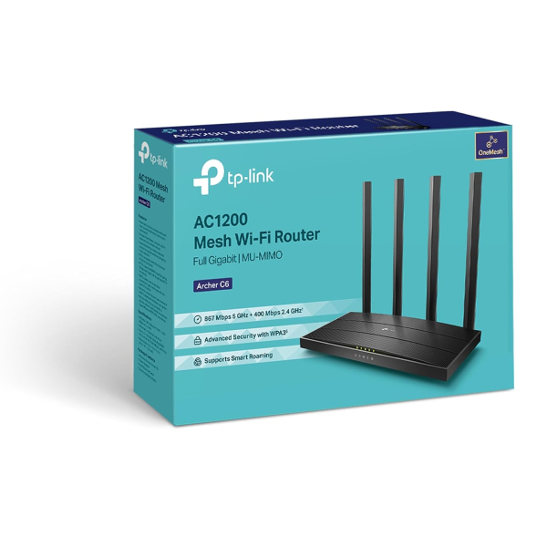 Tp_Link_Router_AC1200_Wireless_MU-MIMO_Gigabit_Router_Archer_C6