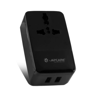 Lapcare_LAPEX-012_Multiport_Travel_Charger_(Black)_LAPEX-_012