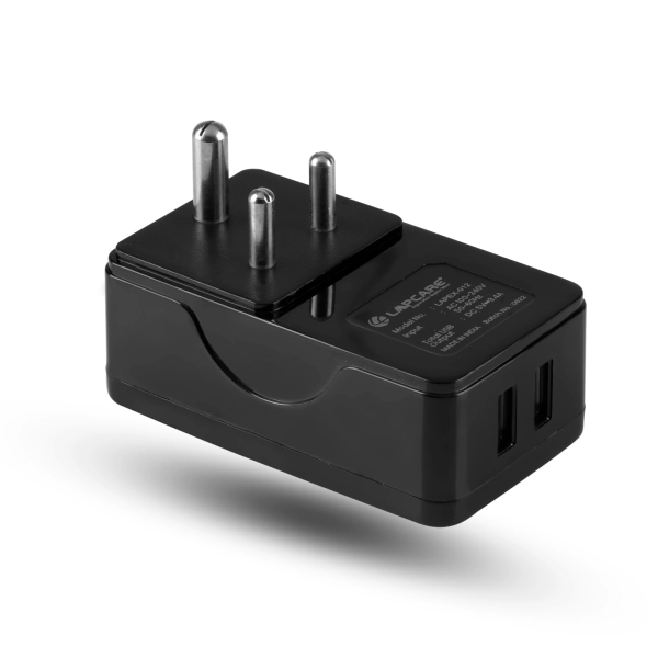 Lapcare_LAPEX-012_Multiport_Travel_Charger_(Black)_LAPEX-_012